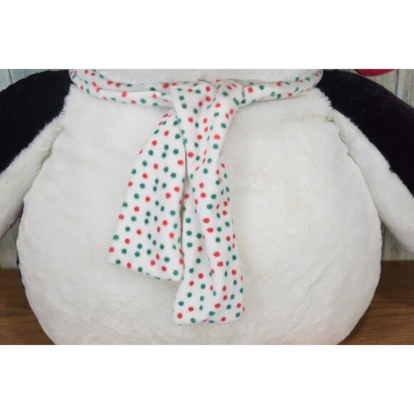 Jumbo Penguin 28" Christmas Plush Stuffed Animal Holiday One of a Kind GOFFA - Picture 13 of 16